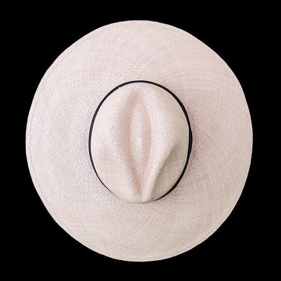 M.A.M.A. - Yacht Women\'s Light Beige Straw Hat, Black Ribbon main image 5